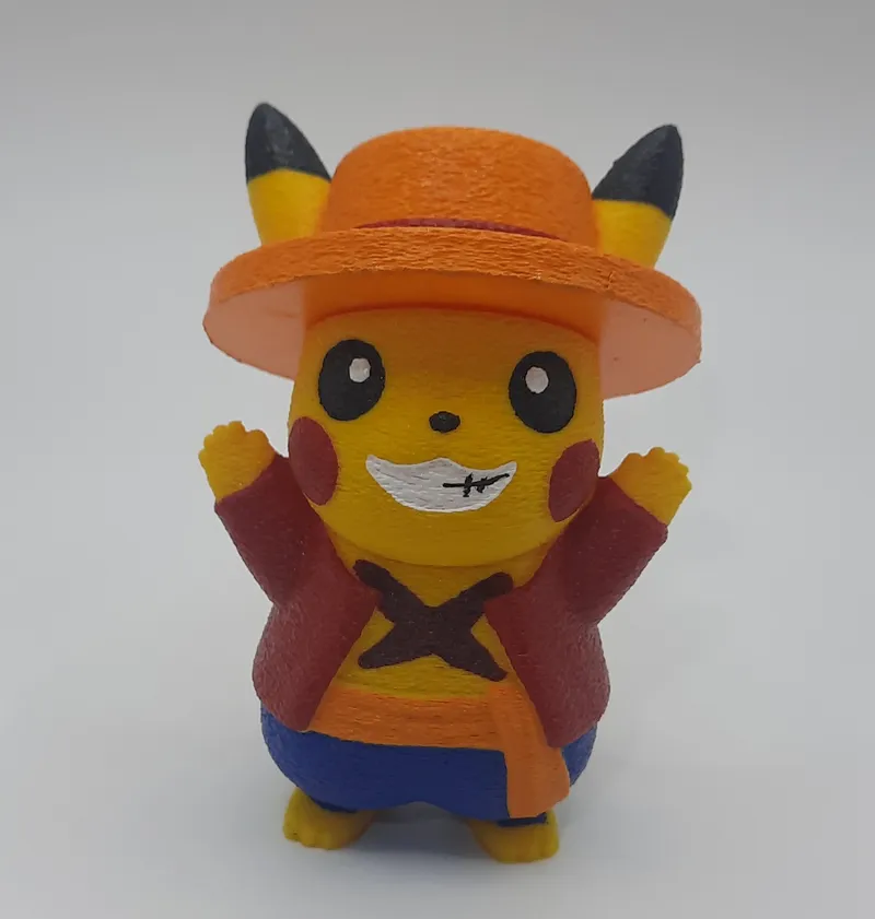 Pikachu Luffy - Frente