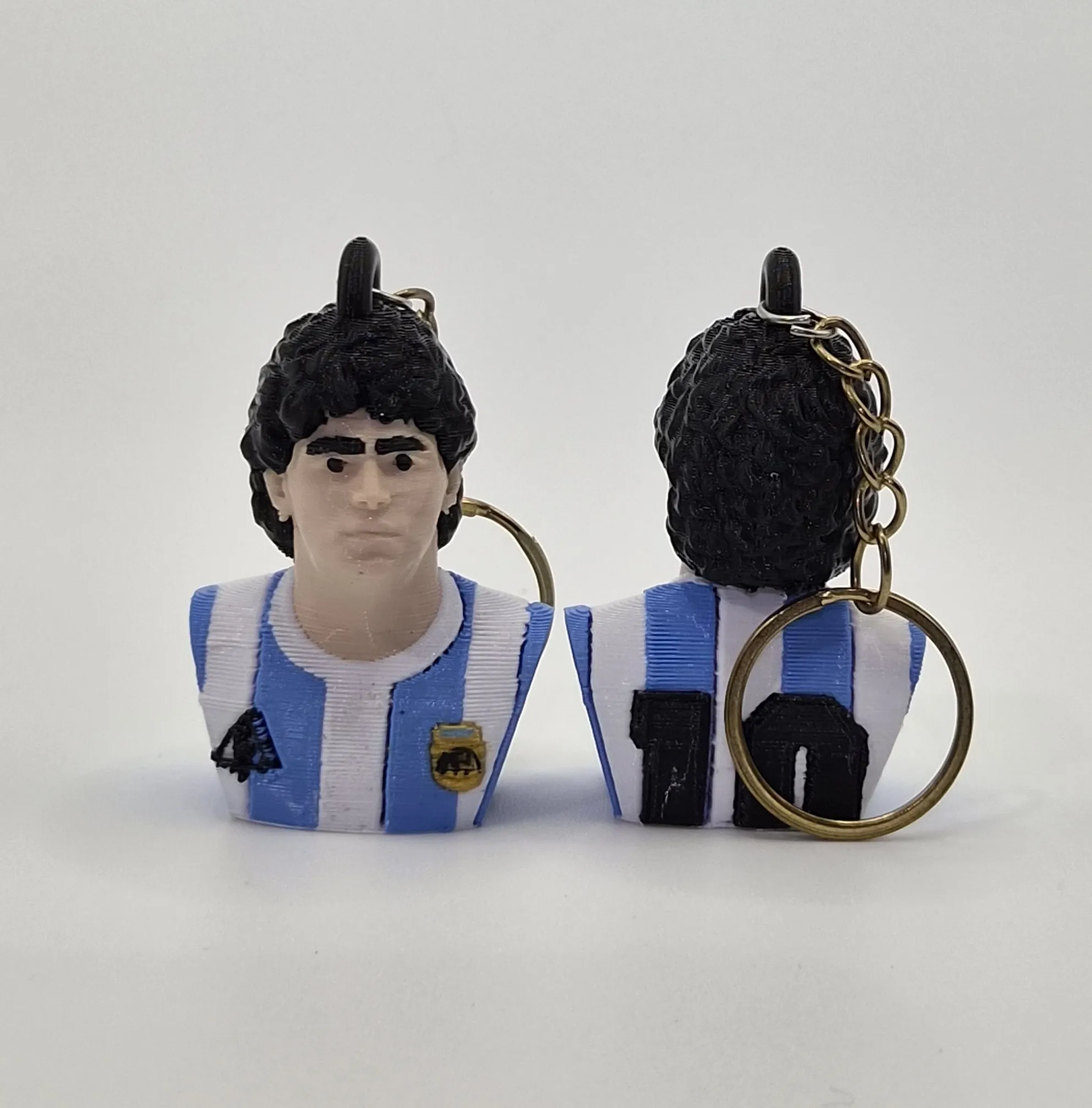 Llavero Maradona - Atras