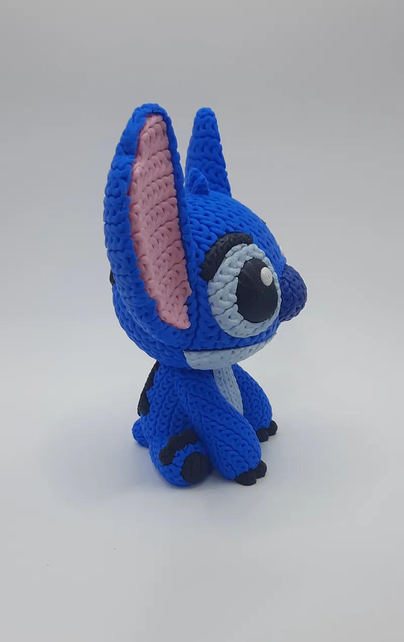 Stitch Crochet Grande  - Izquierda